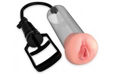 Pumpe mit Vibrationsmassagegerät zur Penisvergrößerung