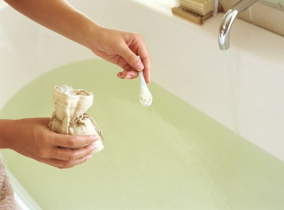 Baden mit Soda, um ein Mitglied zu erhöhen