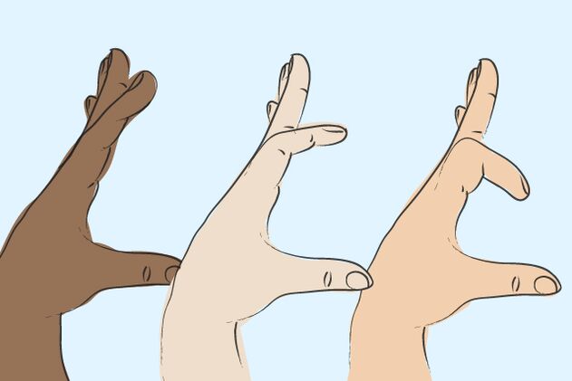 Vergrößerung der Penisdicke an den Fingern